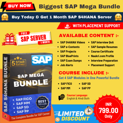 S.A.P S4/HANA All-in-1 Mega Bundle